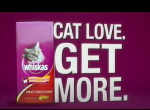 Whiskas' cat commecial